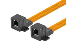 LANBERG Adapter Lanberg złączka sieciowa przelotka okienna RJ45 kat.5E 23cm