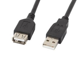 LANBERG Przedłużacz USB 2.0 Lanberg AM-AF 3m czarny