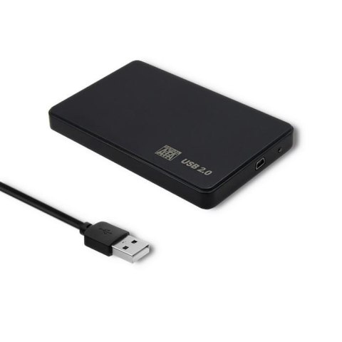 Qoltec Obudowa Qoltec na dysk HDD/SSD 2.5" SATA3 | USB 2.0 | Czarna