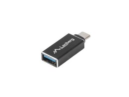 LANBERG Adapter Lanberg USB type-C(F) - USB-A(F) 3.1 czarny