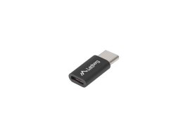 LANBERG Adapter Lanberg USB type-C(M) - micro USB-B(F) czarny