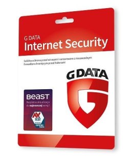 G Data Oprogramowanie GDATA Internet Security 3PC 2lata karta-klucz