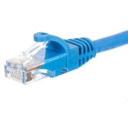 NETRACK Patchcord RJ45, Netrack osłonka zalewana, kat. 5e UTP, 1,5m niebieski