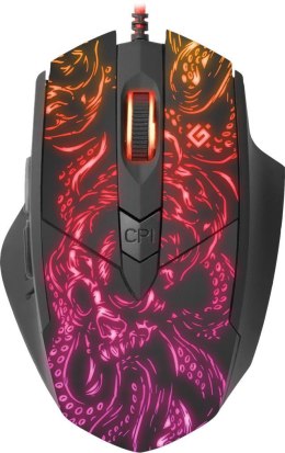 Defender Mysz przewodowa Defender TITAN GM-650L 6400dpi Gaming 6P RGB + GRA