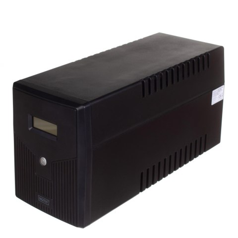 Digitus Zasilacz awaryjny UPS DIGITUS Line-Interactive LCD 2000VA/1200W 2x12V/9Ah AVR 4xSCHUKO USB RS232 RJ45