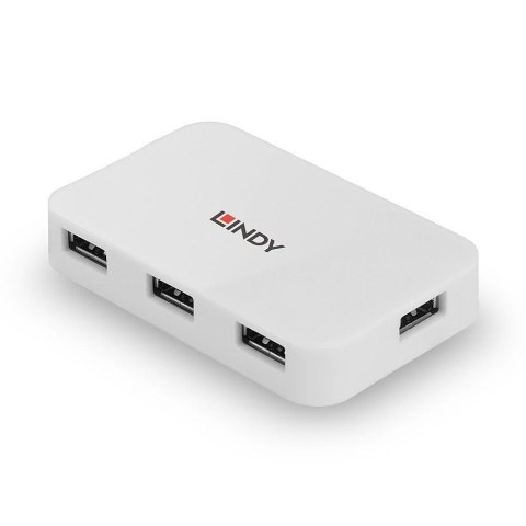 LINDY Hub USB 3.0 LINDY 4 Ports Type A to B biały