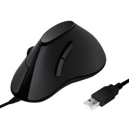 LogiLink Mysz przewodowa LogiLink ID0158 ergonomiczna,1000 dpi czarna