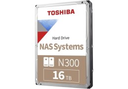 TOSHIBA Dysk Toshiba N300 HDWG31GUZSVA 16TB 3,5