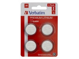 VERBATIM Bateria Verbatim CR2450 (4 szt blister)