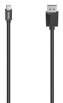 HAMA POLSKA Kabel Hama Mini Displayport - Displayport 4K 1,5m czarny