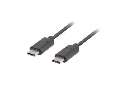 LANBERG Kabel USB 2.0 Lanberg Type-C M/M 1m czarny