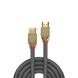 LINDY Kabel HDMI 2.1 LINDY Ultra High Speed M/M 1m szary/gold