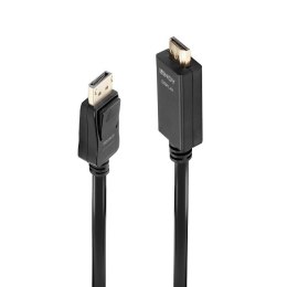 LINDY Kabel adapter LINDY DisplayPort - HDMI M/M 10.2G 5m czarny 4K UHD 30Hz