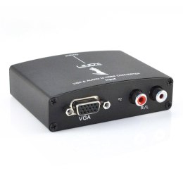LINDY Konwerter VGA oraz Audio na HDMI LINDY czarny