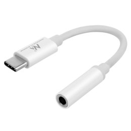 Maclean Kabel adapter Maclean MCTV-847 USB Type-C - 3,5mm mini jack biały