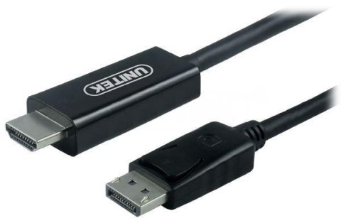 UNITEK Kabel przejściówka Unitek Y-5118CA Displayport to HDMI 1,5m