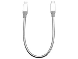 VERBATIM Kabel Verbatim USB-C(M) - USB-C(M) 3.1 Gen 2 0.3m srebrny