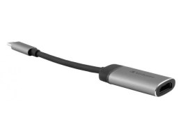 VERBATIM Kabel adapter Verbatim USB type-C(M) - HDMI(F) 0,1m czarno-srebrny