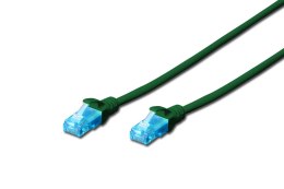 Digitus Patchcord DIGITUS UTP kat. 5e 3m PVC zielony