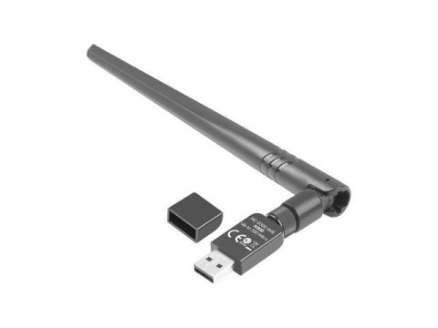 LANBERG Karta sieciowa bezprzewodowa Lanberg USB N300 1 wewn. antena + 1 zewn. antena