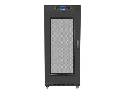 LANBERG Szafa instalacyjna Rack stojąca 19" 15U 800x1000 Drzwi Perforowane czarna Lanberg (flat pack) LCD