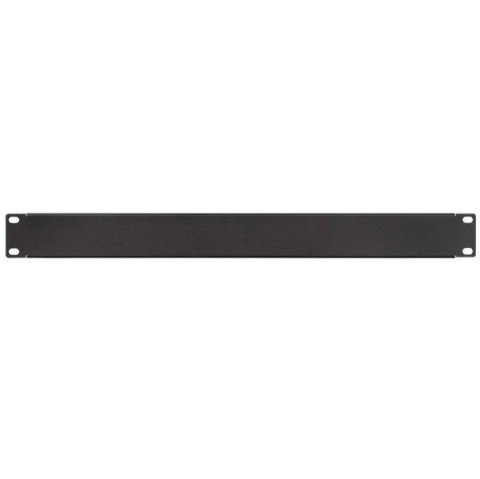 NETRACK Maskownica RACK 19" Netrack 1U, czarny