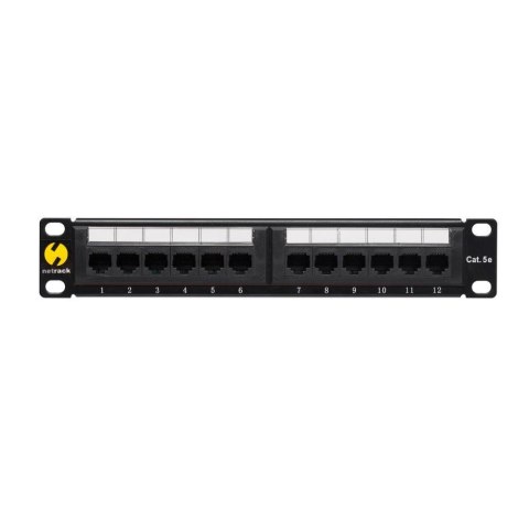 NETRACK Patch panel 10'' Netrack 12-portów kat. 5e UTP