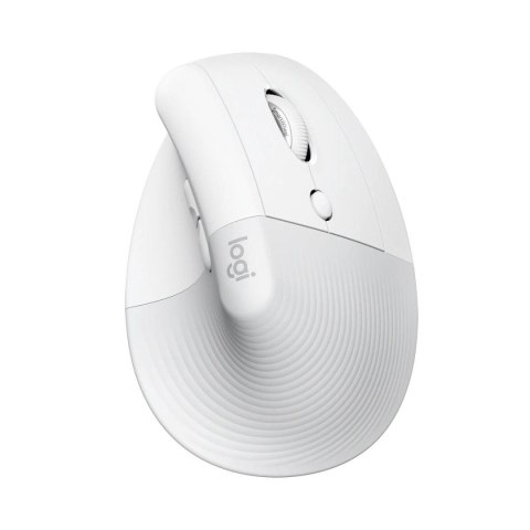 LOGITECH Mysz bezprzewodowa Logitech Lift for Mac ergonomiczna pionowa OFF-WHITE / PALE GREY