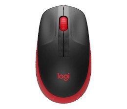 LOGITECH Mysz bezprzewodowa Logitech M190 optyczna czerwona