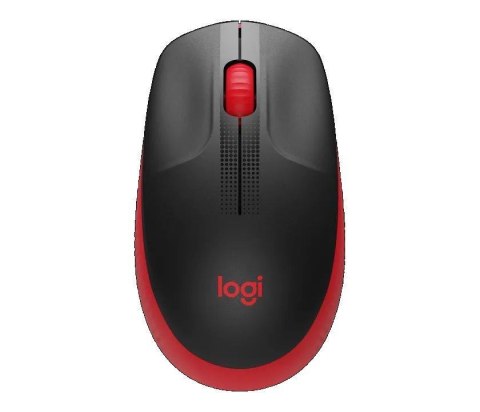 LOGITECH Mysz bezprzewodowa Logitech M190 optyczna czerwona