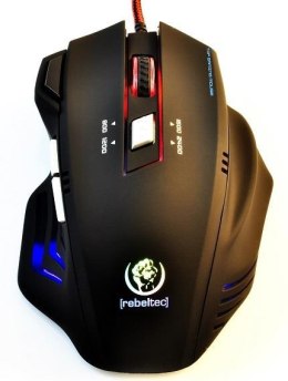 Rebeltec Mysz przewodowa Rebeltec PUNISHER 2 optyczna Gaming USB czarna