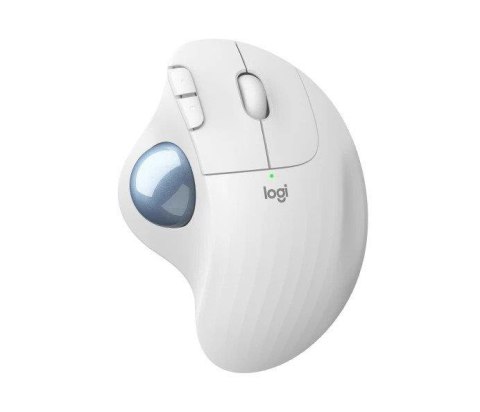 LOGITECH Mysz bezprzewodowa Logitech ze sterowaniem kulowym dla biznesu ERGO M575 Biała