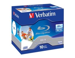 VERBATIM BD-R Verbatim 25GB X6 Printable (10 jewel case)
