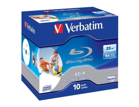 Verbatim BD-R Verbatim 25GB X6 Printable (10 jewel case)