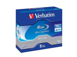 VERBATIM BD-R Verbatim 50GB X6 (5 Jewel Case)