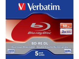 VERBATIM BD-RE DL Verbatim 2x 50GB (Jewel Case 5) Blu-Ray