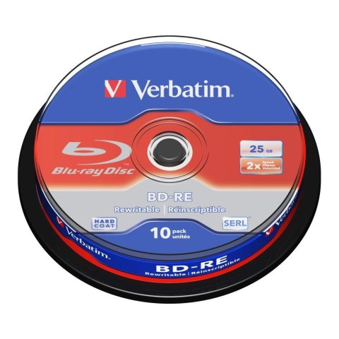 Verbatim BD-RE Verbatim SL 25GB 2x Hard Coat (Spindle 10)