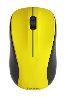 HAMA POLSKA Mysz bezprzewodowa Hama MW-300 V2 optyczna, żółta
