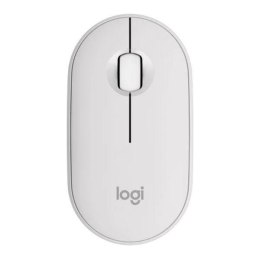 LOGITECH Mysz bezprzewodowa Logitech Pebble Mouse 2 M350s optyczna biała