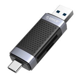 ORICO Czytnik kart pamięci ORICO CD2D-AC2-BK-EP SD/microSD USB-A/USB-C 2.0