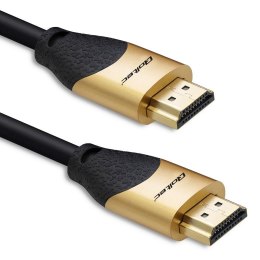 Qoltec Kabel HDMI QOLTEC v2.1 Ultra High Speed 8K | 60Hz | 30AWG | GOLD | 1m