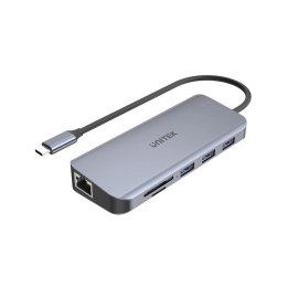 UNITEK Hub USB-C Unitek D1026B 3xUSB 3.1, PD, HDMI, SD, VGA, RJ45
