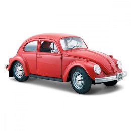 Maisto Model kompozytowy Volkswagen Beetle 1973 czerwony