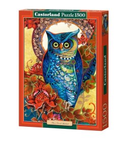 Castor Puzzle 1500 elementów 'Niebieska Sowa'
