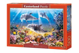 Castor Puzzle 500 elementów Delfiny