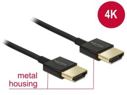 Delock Kabel HDMI-HDMI 4K 3D Ethernet 0.255m