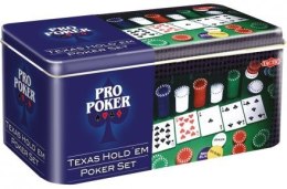 Tactic Gra Pro Poker Texas Holde'em set puszka