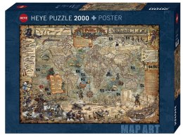 Heye Puzzle 2000 elementów - Świat piratów