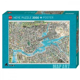 Heye Puzzle 2000 elementów Miasto Pop