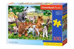 Castor Puzzle 100 elementów Zwierzęta na farmie